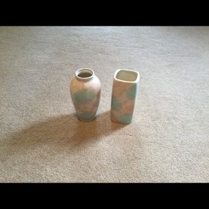 Multicolored Flower Vase Set of 2